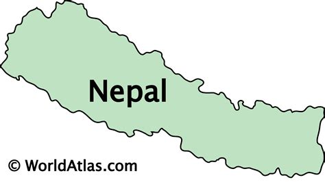 Key Principles of MAP Nepal On A World Map